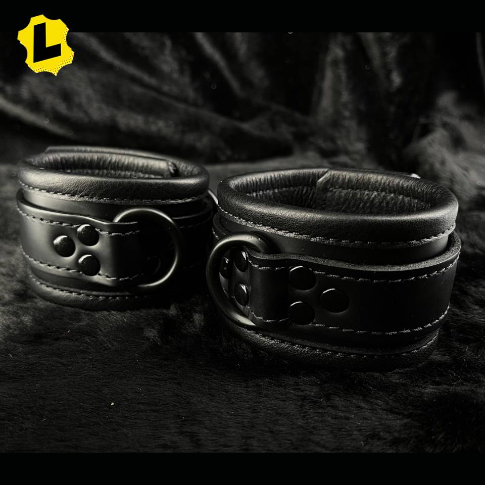 Brassware Leather Ankle Restraints